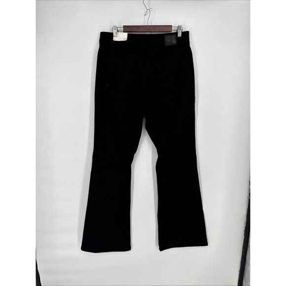 New AG Women's Size 33 Black Denim Jeans Anisten High Rise Boot Cut Stretch NWT - Picture 6 of 14